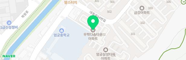무학다솜타운 어린이2놀이터 지도 이미지