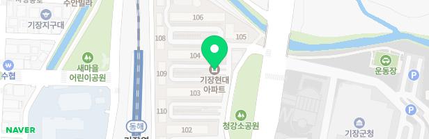 기장현대아파트 101동 놀이터 지도 이미지
