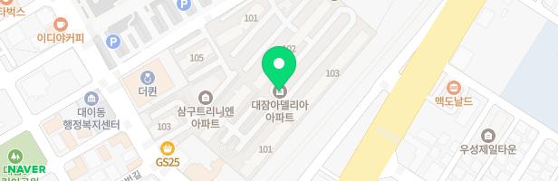 대잠아델리아 어린이놀이시설 지도 이미지