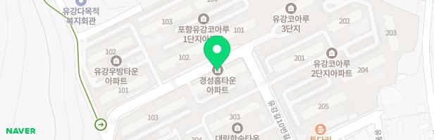 유강경성홈타운 어린이놀이시설 지도 이미지