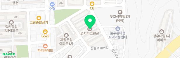 명지파크 어린이놀이시설 지도 이미지