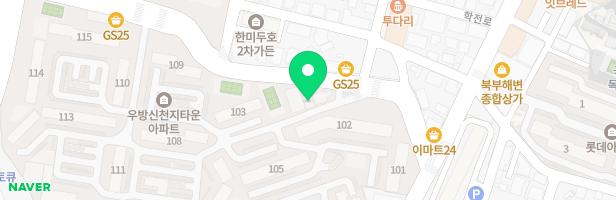 우방신천지타운(106동) 어린이놀이시설-2 지도 이미지