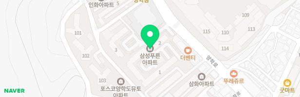 삼성푸른아파트 어린이놀이시설(1동 앞) 지도 이미지