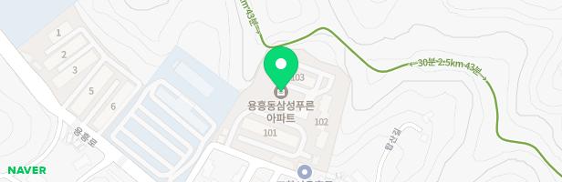 용흥삼성아파트 어린이놀이시설 지도 이미지