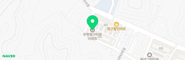 우현청구타운 어린이놀이시설 지도 이미지