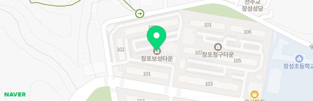 창포보성타운 어린이놀이시설 지도 이미지