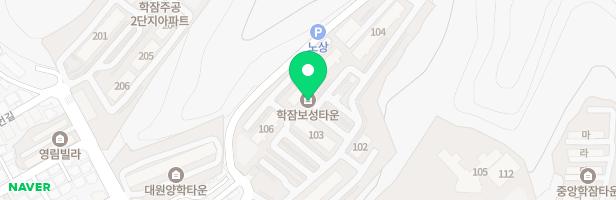 학잠보성타운 어린이놀이시설 지도 이미지