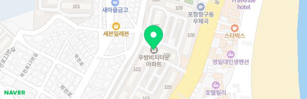 우방비치타운 103동앞 어린이놀이시설 지도 이미지