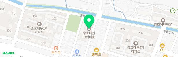 충효대신그린타운 어린이놀이시설 지도 이미지