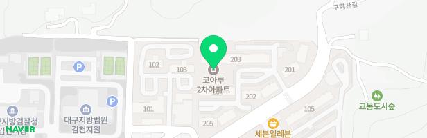 코아루2차아파트 어린이놀이시설 지도 이미지