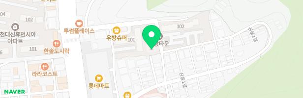 김천2차우방타운 놀이터 지도 이미지