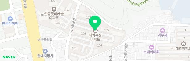 태화우성아파트 제1어린이놀이시설 지도 이미지