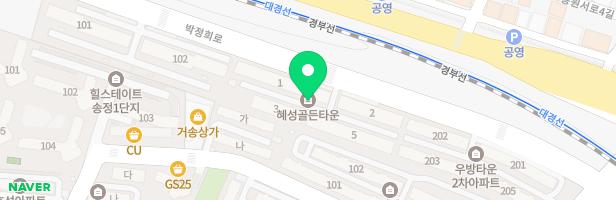 혜성타운 놀이터 지도 이미지