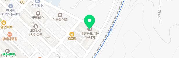 오태대원가든1차 놀이터 지도 이미지
