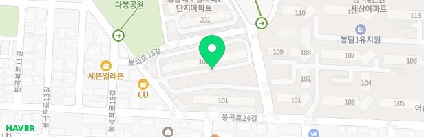 영남네오빌1단지 놀이터 지도 이미지