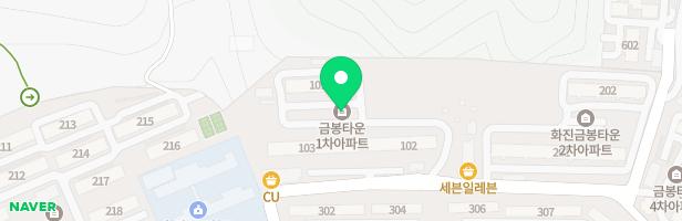 화진금봉 1차 놀이시설 지도 이미지