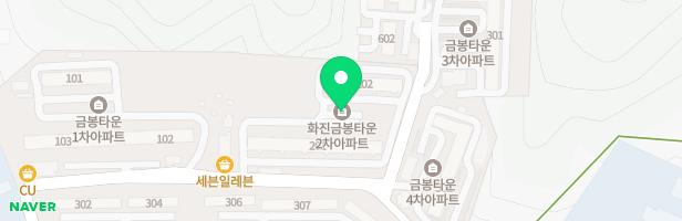 화진2차금봉타운 놀이터 지도 이미지