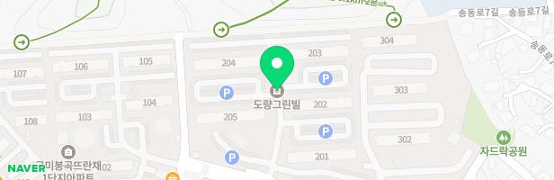도량그린빌아파트 203동 놀이터 지도 이미지