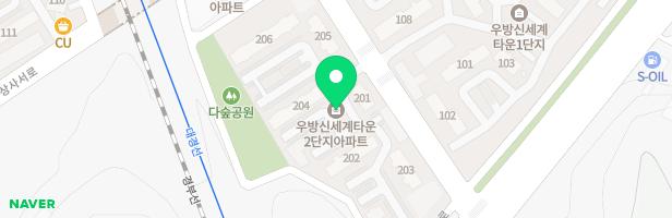우방신세계2단지(205동 옆) 놀이시설 지도 이미지