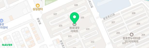 원호대우아파트 놀이터1 지도 이미지