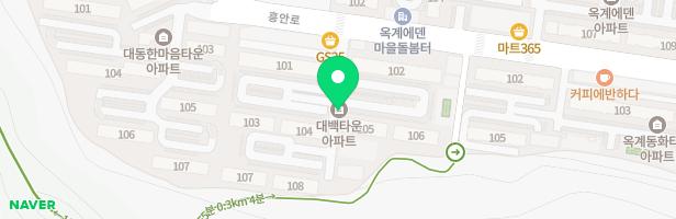 구미옥계대백타운 놀이터2 지도 이미지