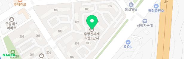 우방신세계1단지(104동 옆) 놀이시설 지도 이미지