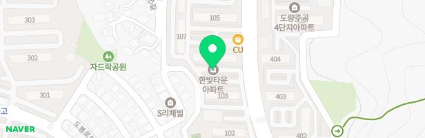 구미한빛타운 제2놀이터 지도 이미지
