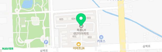 상주복룡6주공아파트 놀이시설 지도 이미지