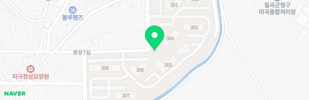 왜관3주공아파트 304동 놀이시설 지도 이미지
