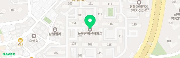 망포동 늘푸른벽산아파트 106동 지도 이미지