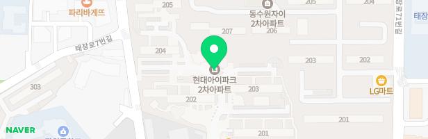 망포현대2차아이파크202동 지도 이미지