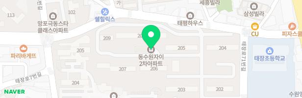 동수원자이2차아파트202동 지도 이미지