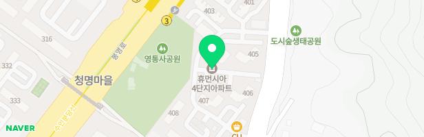 청명마을 주공4단지 제2어린이놀이터 지도 이미지