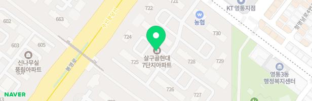 영통현대7단지아파트 728동옆놀이터 지도 이미지