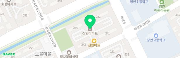 꽃뫼마을노을 신안아파트 놀이터 지도 이미지