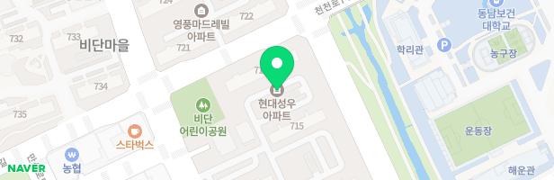 현대성우우방아파트 우방동놀이터 지도 이미지