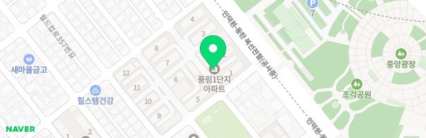 우만동 풍림아파트 어린이놀이터(2단지) 지도 이미지