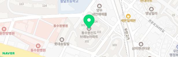 동수원신도브래뉴아파트 어린이놀이터 지도 이미지