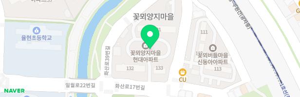 꽃뫼양지마을 현대아파트 어린이놀이터 지도 이미지