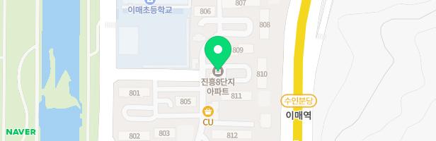 이매촌진흥 810동 놀이터 지도 이미지