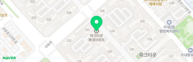 분당파크타운아파트 138동 지도 이미지