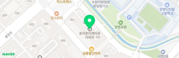 효자촌미래타운 아파트 지도 이미지
