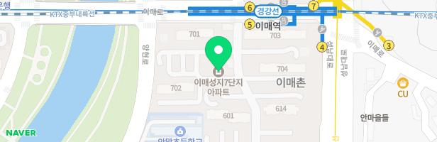 이매촌 성지아파트 701동 지도 이미지