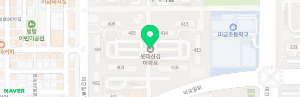 까치마을 롯데 선경아파트 (401동 옆) 지도 이미지
