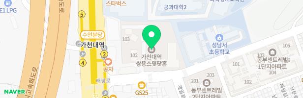 쌍용스윗닷홈아파트 지도 이미지