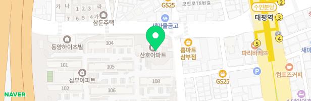수진산호아파트 지도 이미지