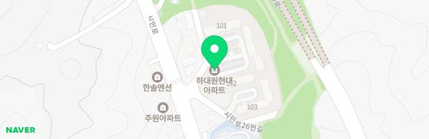 하대원현대아파트 지도 이미지