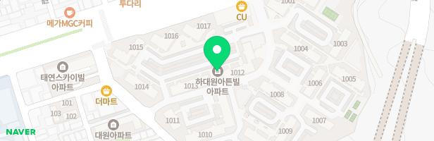 하대원 아튼빌 1005동뒤 놀이터 지도 이미지