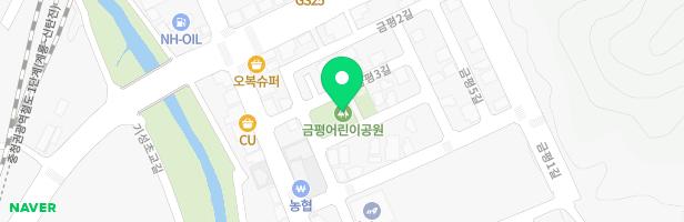 금평어린이공원 놀이터 지도 이미지
