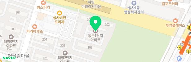 신원당마을 1단지 어린이 놀이시설 지도 이미지